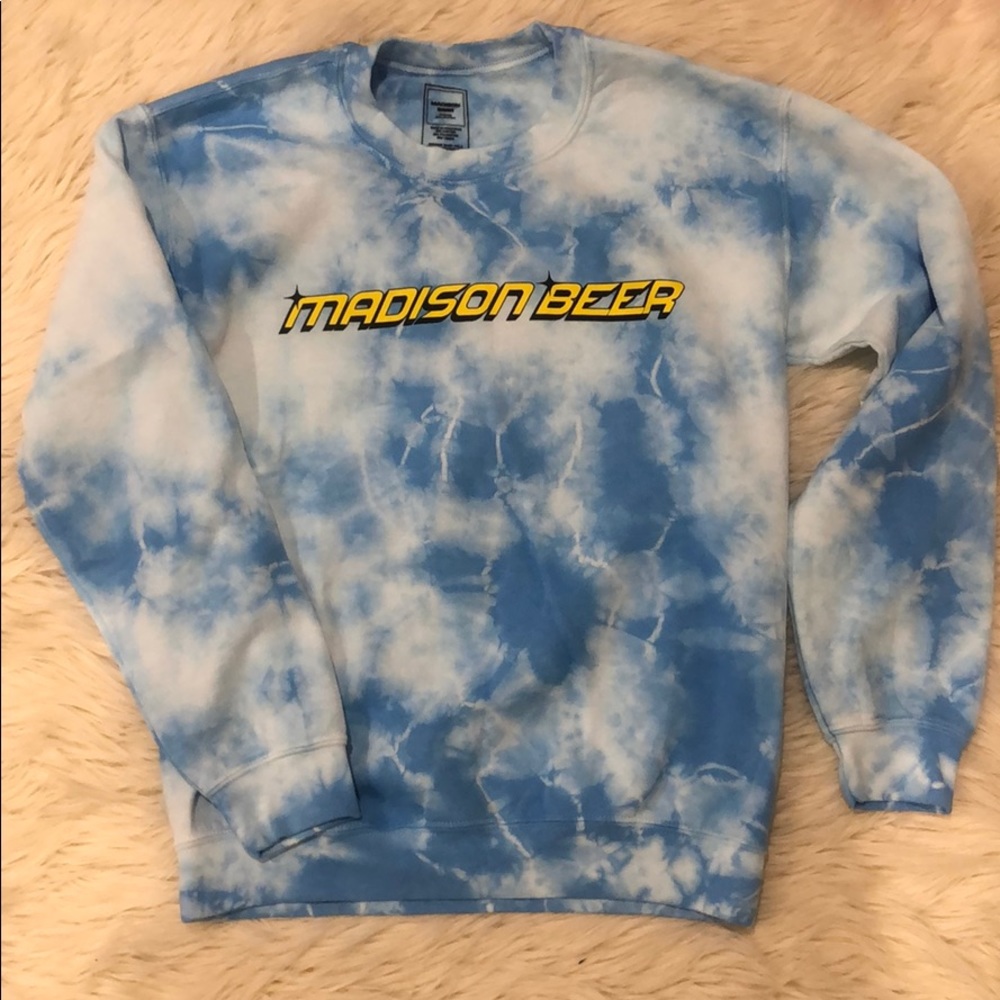 Madison beer tie dye sweatshirt size s